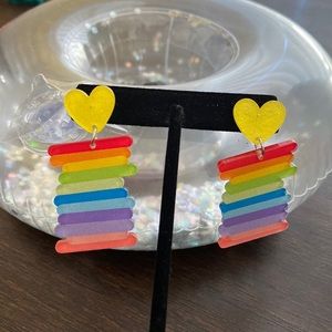 Rainbow Books Earrings